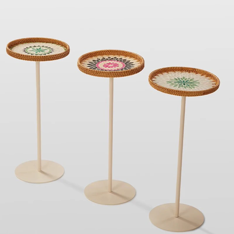 Металлические диванные столики для гостиной сидячие прикроватные тумбочки