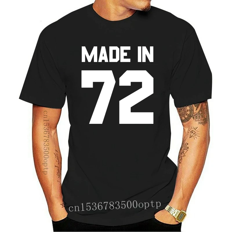 

Футболка мужская с принтом, 13 цветов, 44 дня рождения, подарок, 1972