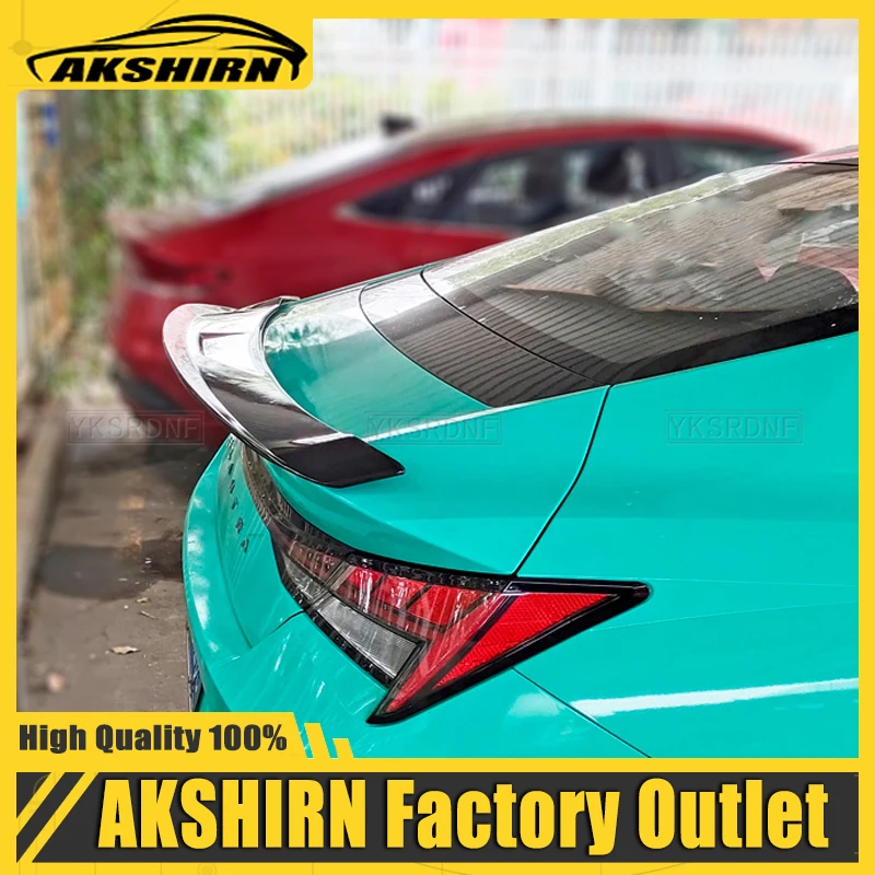 

Для 2020 2021 Hyundai Elantra Avante CN7 ABS модифицированное заднее крыло оригинальный стиль без перфорации внешние автозапчасти спойлер