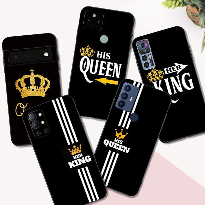 Фотообои для телефона TCL 30 plus 303 30XE 30V 30SE E 306 305 King Queen влюбленных пар