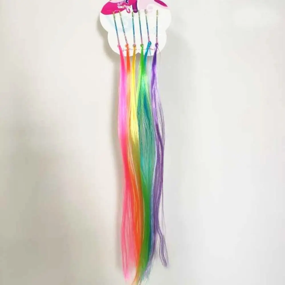 6 шт./комплект Детские парики из искусственных волос