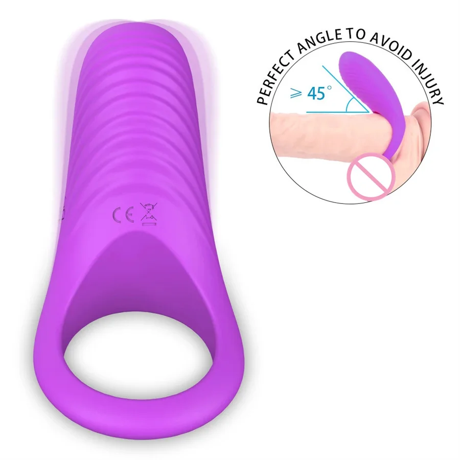 Вибрирующее кольцо для пениса стимуляция клитора кольца члена вибратор с