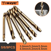 auger bit double headed metal stainless steel with cobalt ultrahard drill iron drilling 3 0 5 5mm drill bit for metal power tool