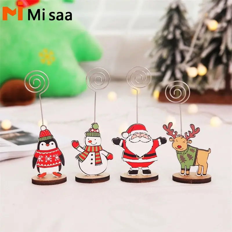 

Business Card Holder Durable Cute Decorate Practical Multifunction Holiday Photo Holder With Memo Holder Ornaments Note Folder