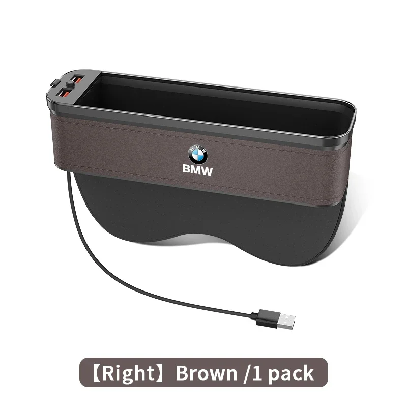 

Органайзер для автомобильного сиденья, автомобильный USB-зарядка, многофункциональный щелевой ящик для хранения для BMW E39 E46 E60 E90 F30 F10 F20 F25 F15 X1 X3 X5