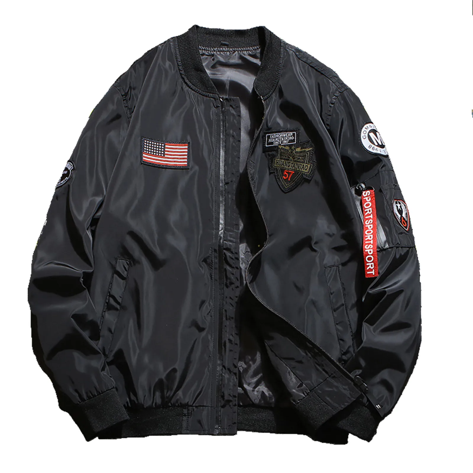 Модная мужская бейсбольная одежда Спортивная повседневная Рабочая куртка для