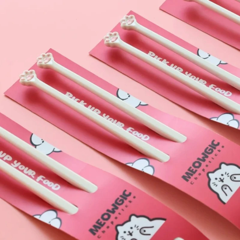 

MOONBIFFY Детские палочки для еды Cat Paw
