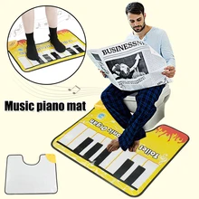 Toilet Piano Music Carpet Potty Piano Sounding Rug Creative Bathroom Fun Toe Tapping Musical Keyboard Toilet Floor Mat G10 Toilet Piano Music Carpet Potty Piano Sounding Rug Creative Bathroom Fun Toe Tapping Musical Keyboard Toilet Floor Mat G10