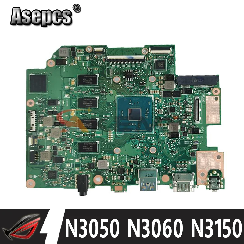

E403SA Original MainBoard W/ 4GB RAM N3050 N3060 N3150 N3160 N3700 N3710 CPU 64G 128G for ASUS E403SA E403S Laptop Motherboard