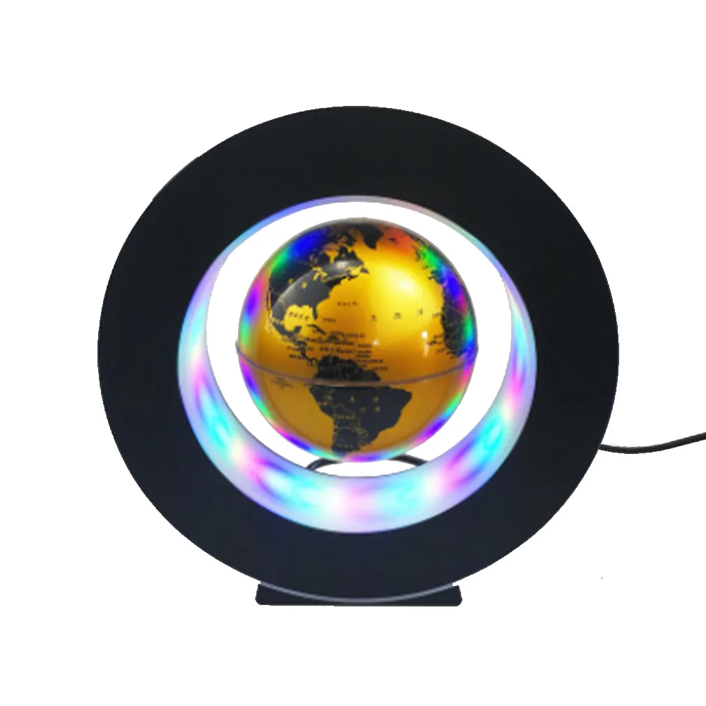 Novel World Map Instrument Magnetic Levitation 3 Inch Home Night Lamp Bedroom Decoration Teacher Teaching Children Birthday Gift