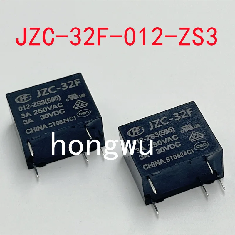 

100% Original New 5PCS JZC-32F-012-ZS3(555) DC12V relay 3A 5pins