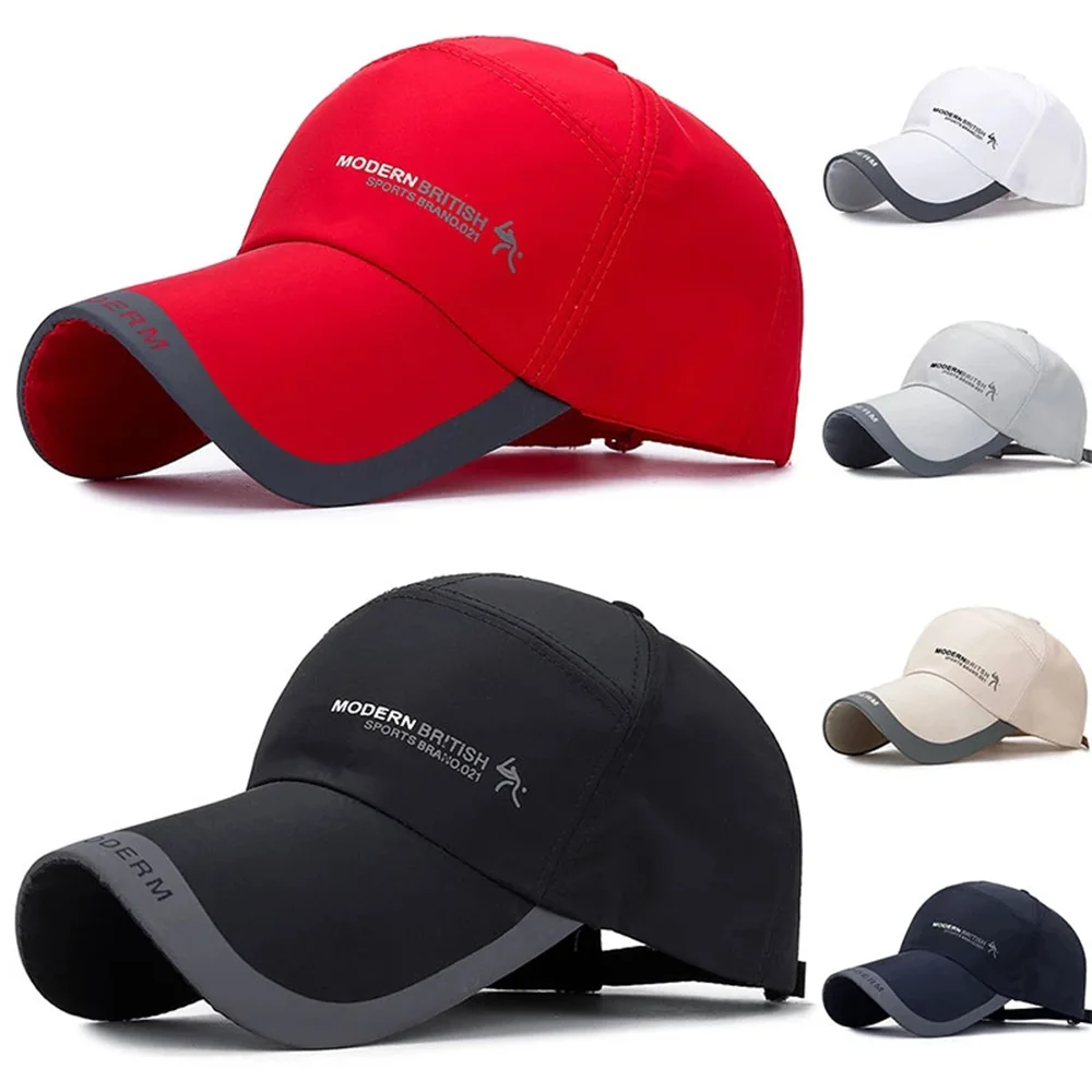 

Sports Cap Mens Hat For Fish Outdoor Fashion Line Baseball Cap Long Visor Brim Shade Snapback Sun Hat Spring Summer Bone Gorras