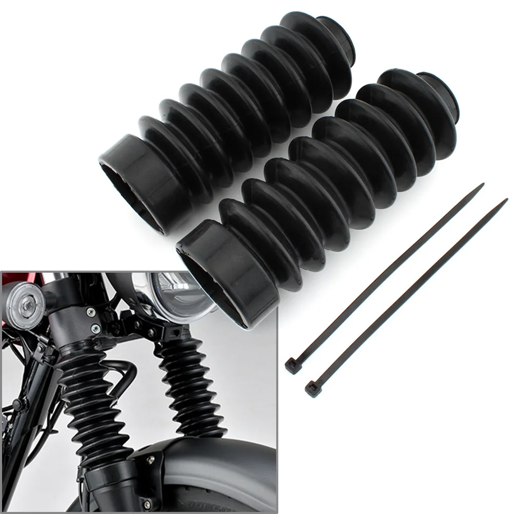 1 пара резиновых мотоциклетных передних вилок пылезащитные гетры ботинки для Honda