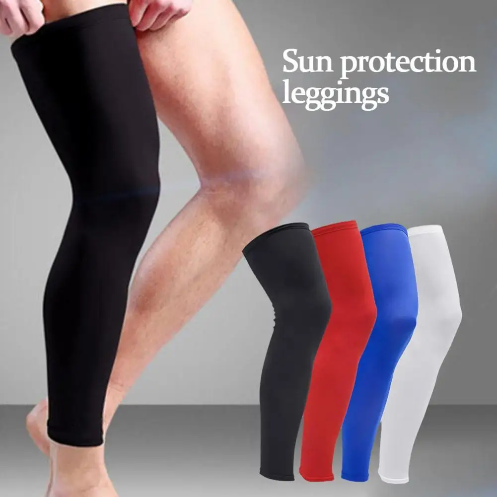 

Компрессионные наколенники в полную длину, 1 пара, противоскользящие эластичные удлиненные суппорты до икры для баскетбола, волейбола