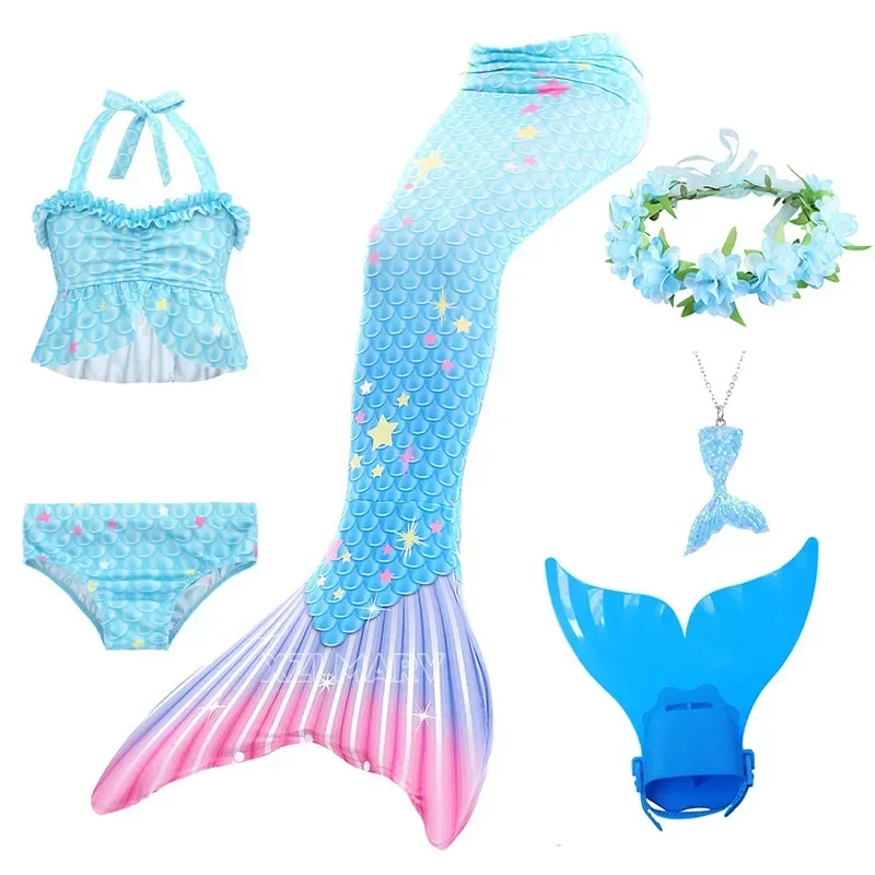 Необычные костюмы русалки с моноластами детские ластами моноластом и гирляндой