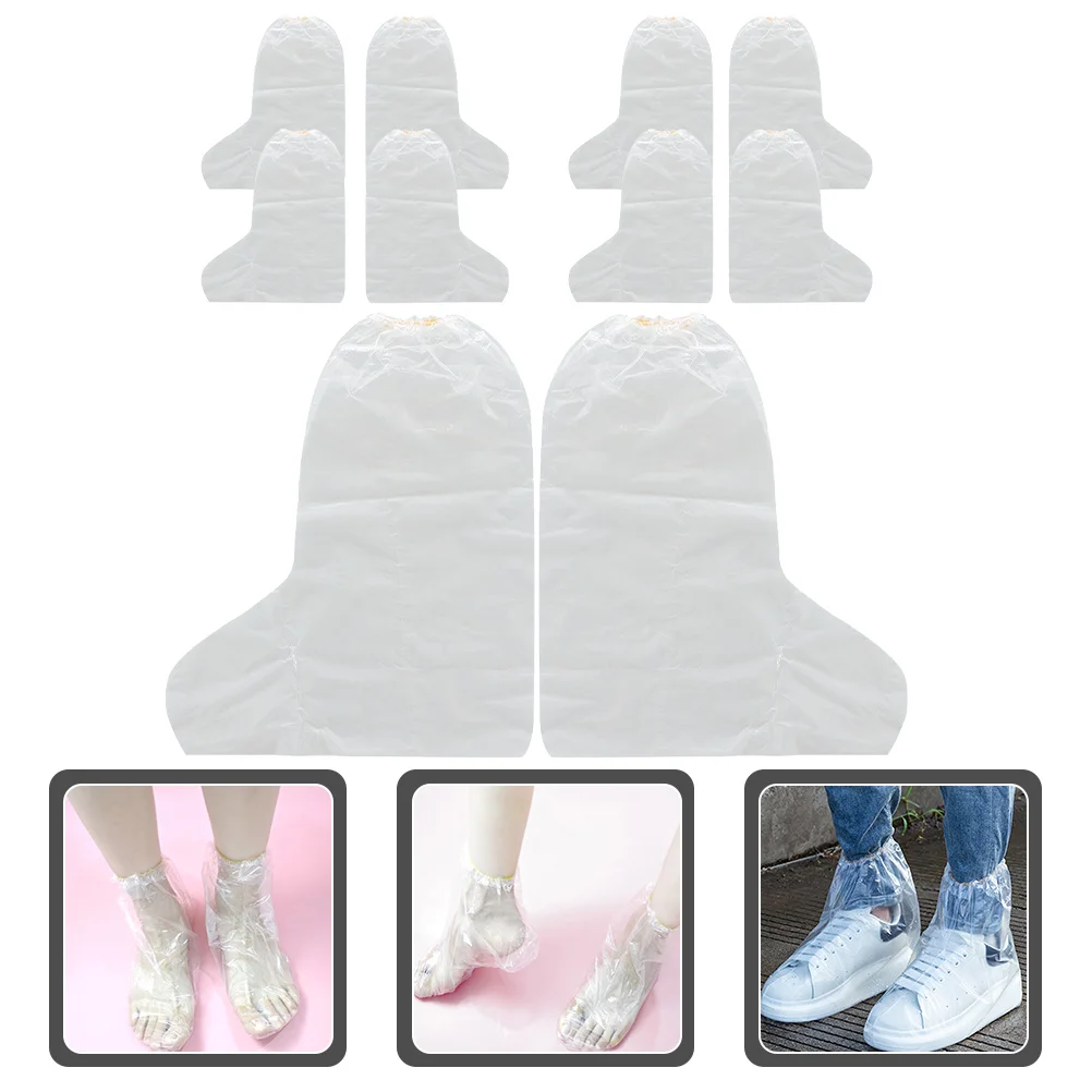 

Paraffin Foot Wax Covers Socks Cover Disposable Liners Booties Pedicure Bath Feet Moisturizing Shoe Sleeves Refills Lotion Mitts