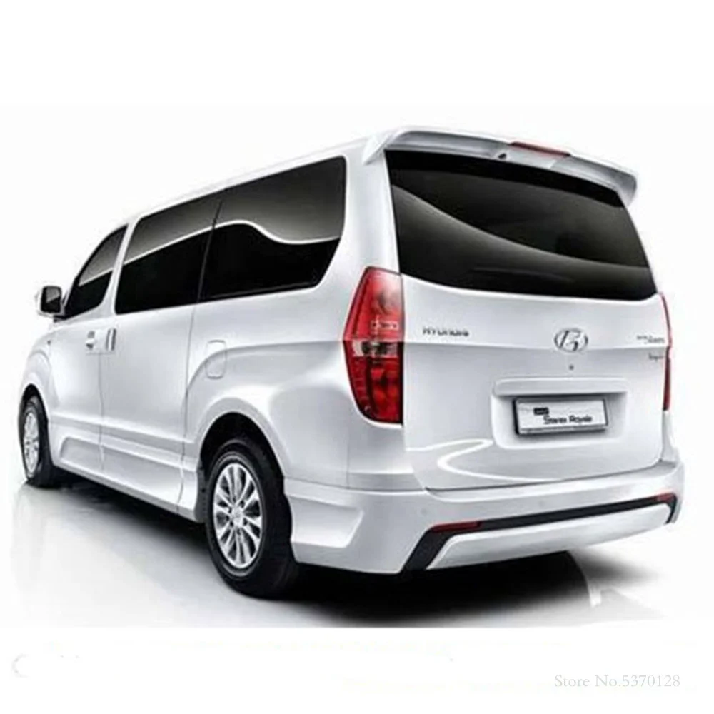

For Hyundai H1 spoiler ABS plastic material with lights car rear spoiler color 2006 to 2016 H-1 with lights spoiler car styling