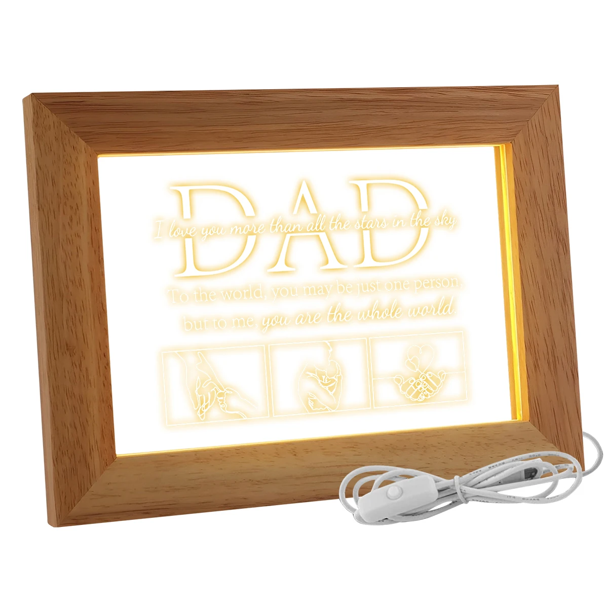 

Фоторамка для телефона, с USB-портом