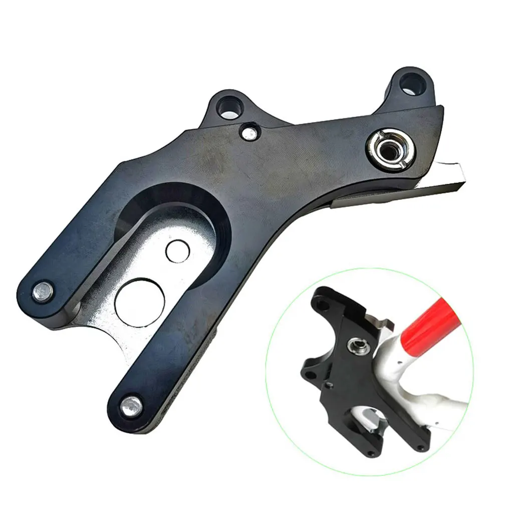 

Mountain Bicycle Disc Frame Mount Aluminum Alloy Upgrade Replacement Part Wheel Brake Conversion Adapter Biking