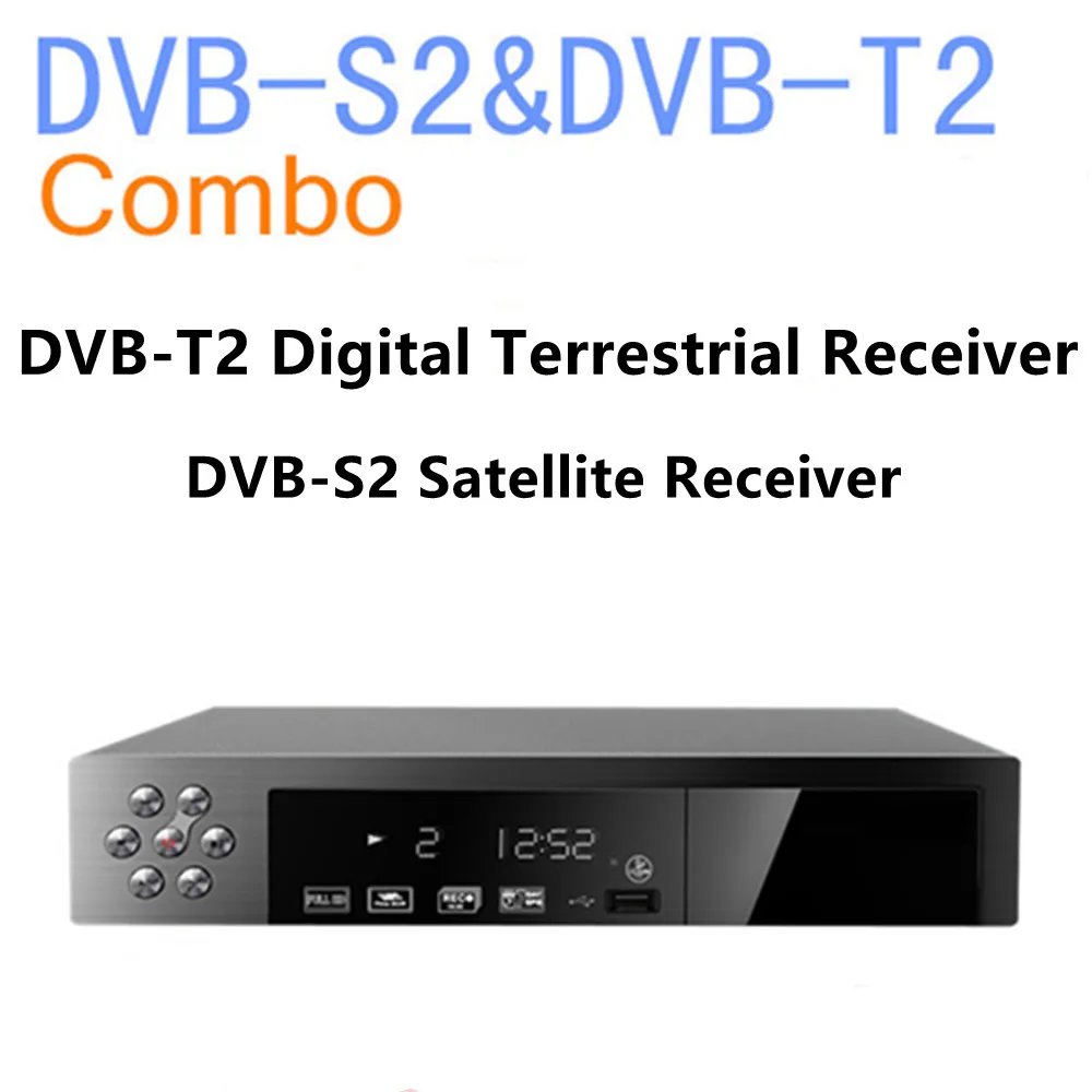 DVB-T2 Full HD 1080P H.264 комбинированный цифровой спутниковый ТВ-приемник с поддержкой