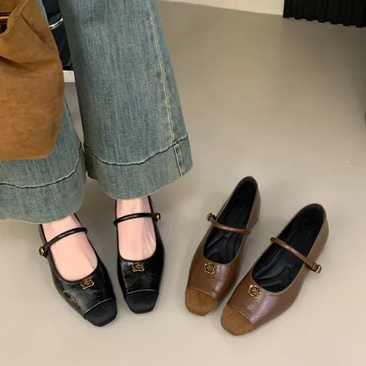 Женская обувь увеличения роста оксфорды на платформе с квадратным носком