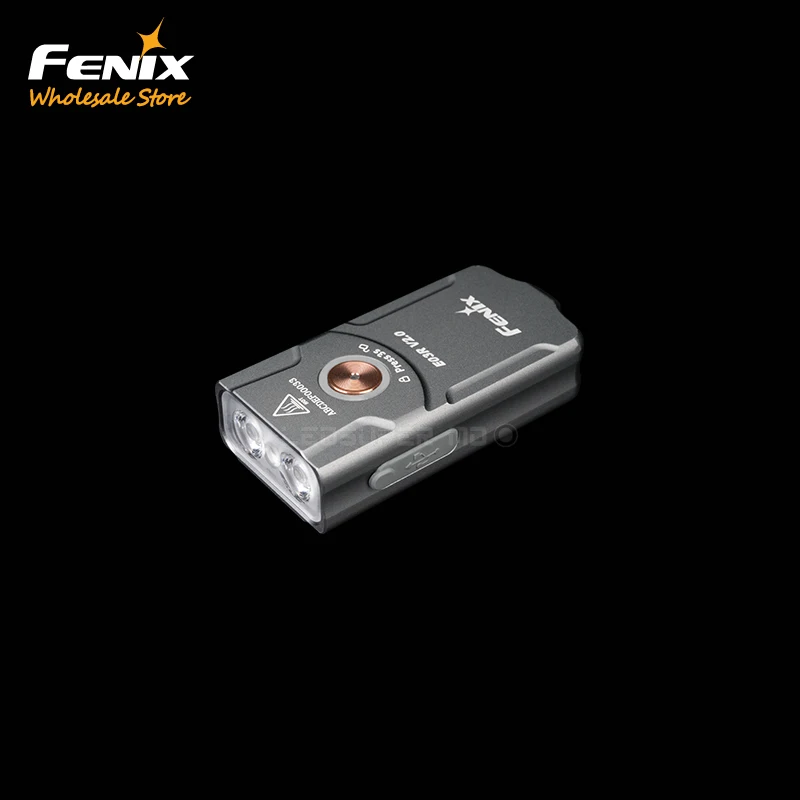 

EDC Fenix E03R V2.0 500 Lumens USB-C Rechargeable All-metal Keychain Flashlight with White & Red Light Sources