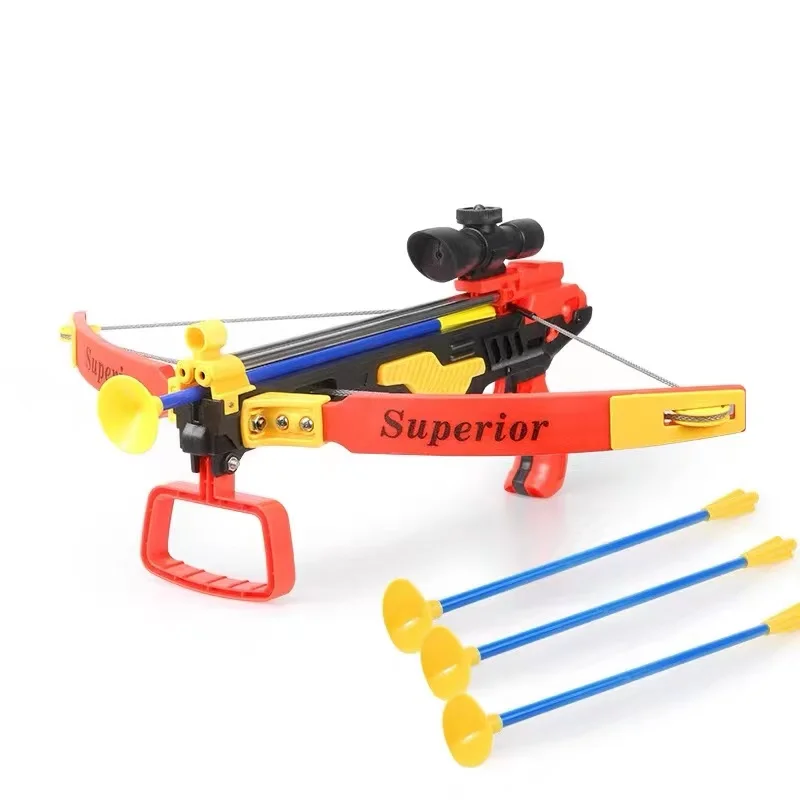 

Children Bow Crossbow Model Toy Bow And Arrow Long-range Shooting Toys Suction Cup Set Outdoor Archery Sport Boys Gift
