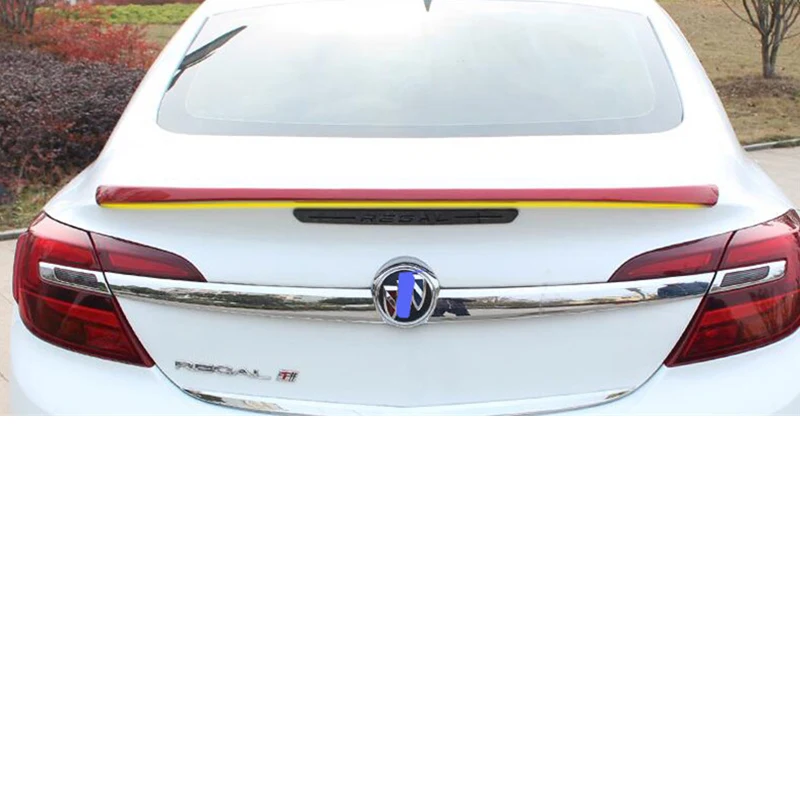 Фото Для Buick Regal Opel Insignia 2014 2015 2016, спойлер, крылья багажника автомобиля, задняя хвостовая губа, аксессуары из АБС-пластика, комплект кузова №4