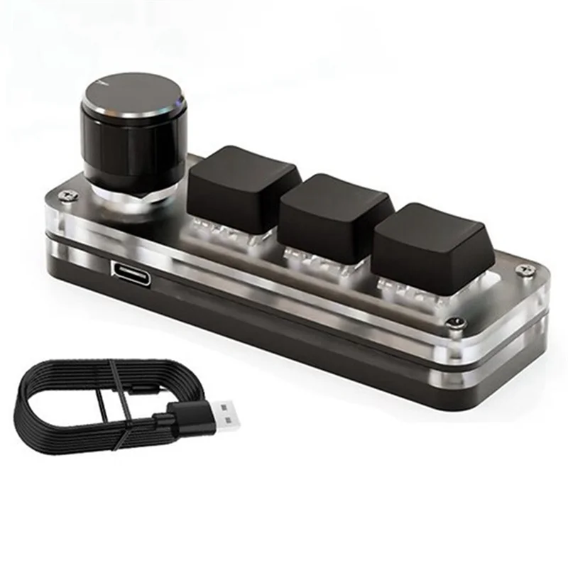 Механическая клавиатура Macropad Macro RGB Mini Gaming пользовательская ручка