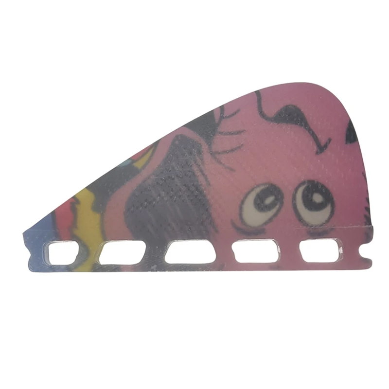 

NEW-Surf Longboard Fins Fiberglass Flower-Tailed Color Fin Surfboard Tail Fin Single Fins