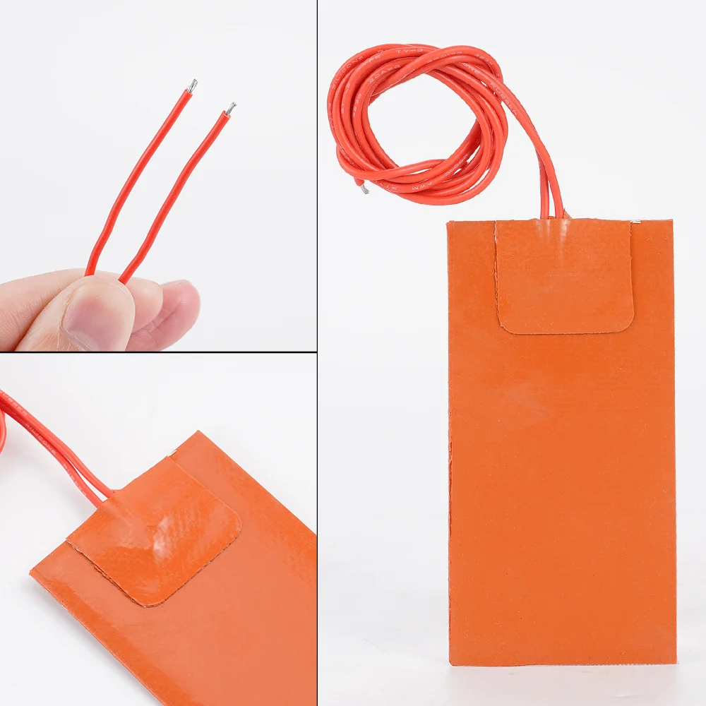 Силиконовая резиновая нагревательная Подушка 12 В 50 Вт автомобильный масляный