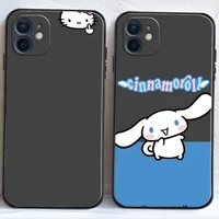 kuromi hello kitty cute phone cases for iphone 11 12 pro max 6s 7 8 plus xs max 12 13 mini x xr se 2020 back cover carcasa