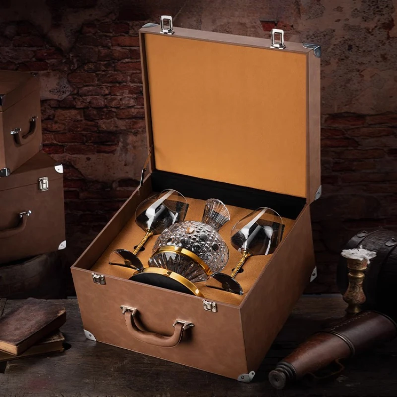 Бокал для красного вина Винный Цвет бордового вращающийся графин домашняя