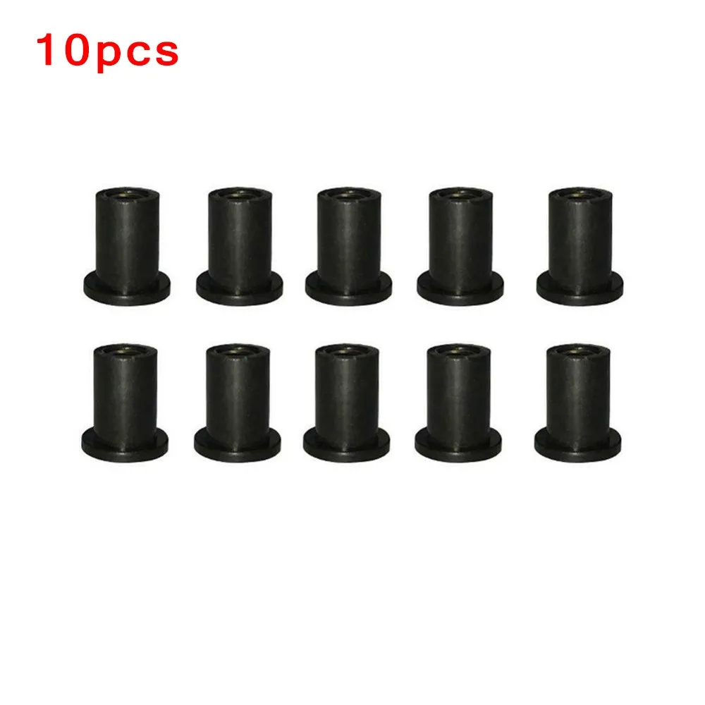 

10x Fairing Screws With Rubber Nut M4 Neoprene For Fairing Casement Motorcycle Universal Nut Suitable For Most Windshield