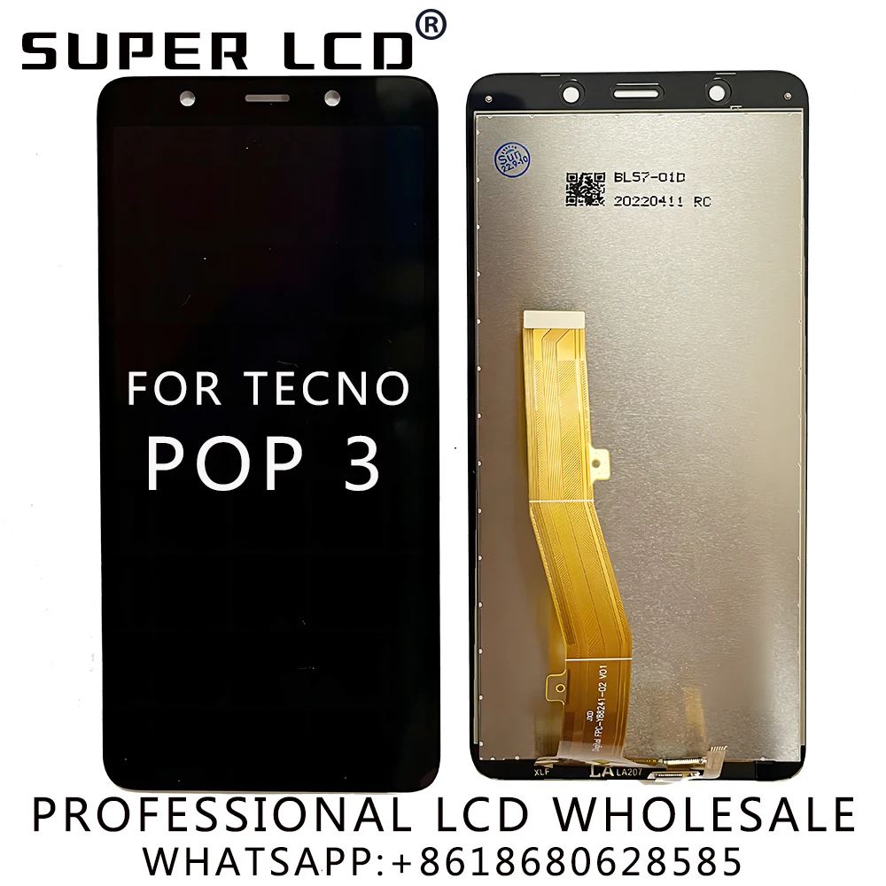 

For Tecno Pop 3 BB2 POP3 LCD Replacement Mobile Phone Display Touch Digitizer Screen Repair Assembly