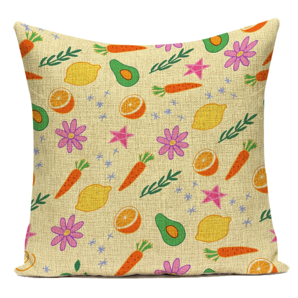 

Floral Decorative Pillows Summer Nordic Pillowcases for Pillows 45x45 Artistic Flower Cushion Cover Polyster Linen Velvet E2040