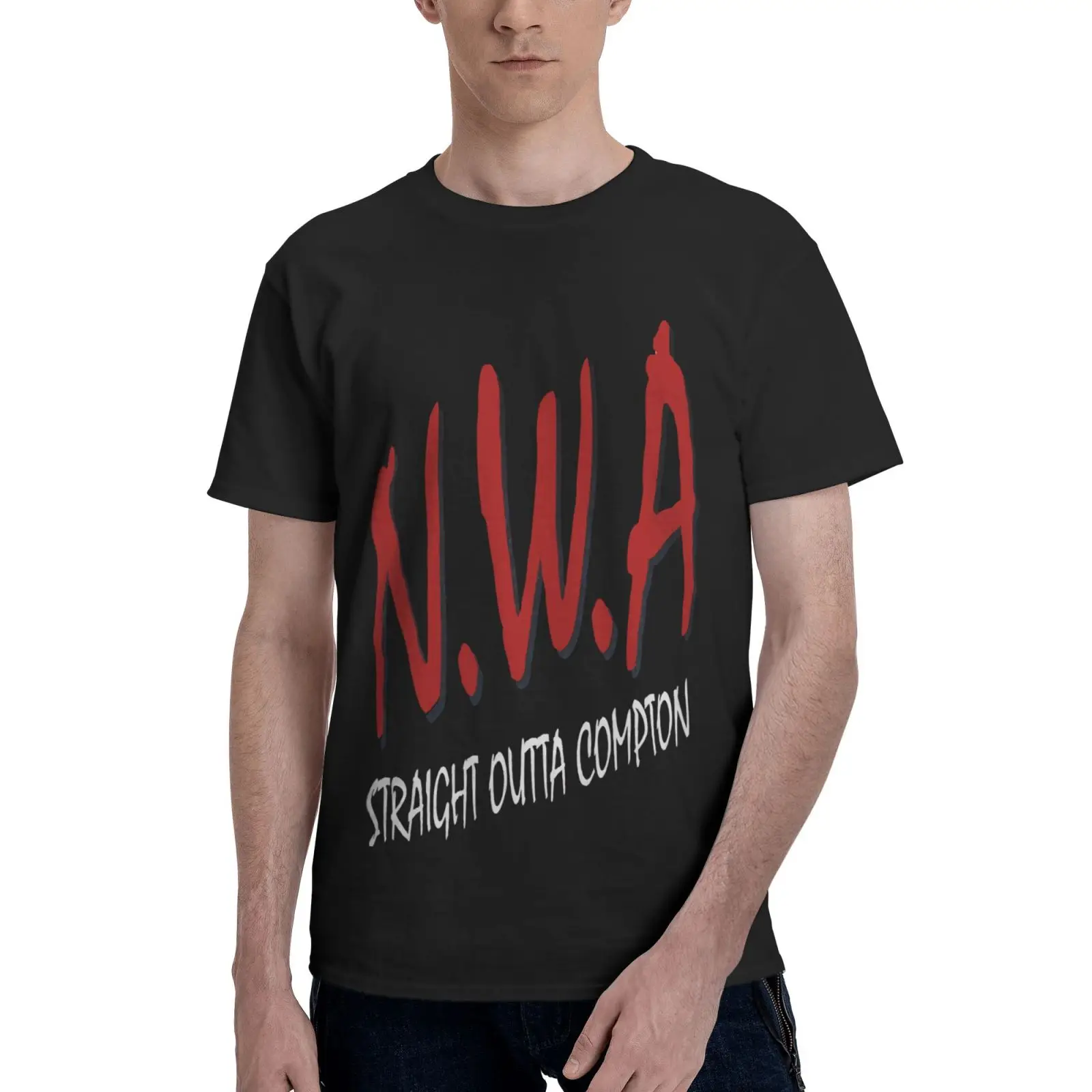 

Мужская футболка оверсайз Nwa Out Compton, 3319