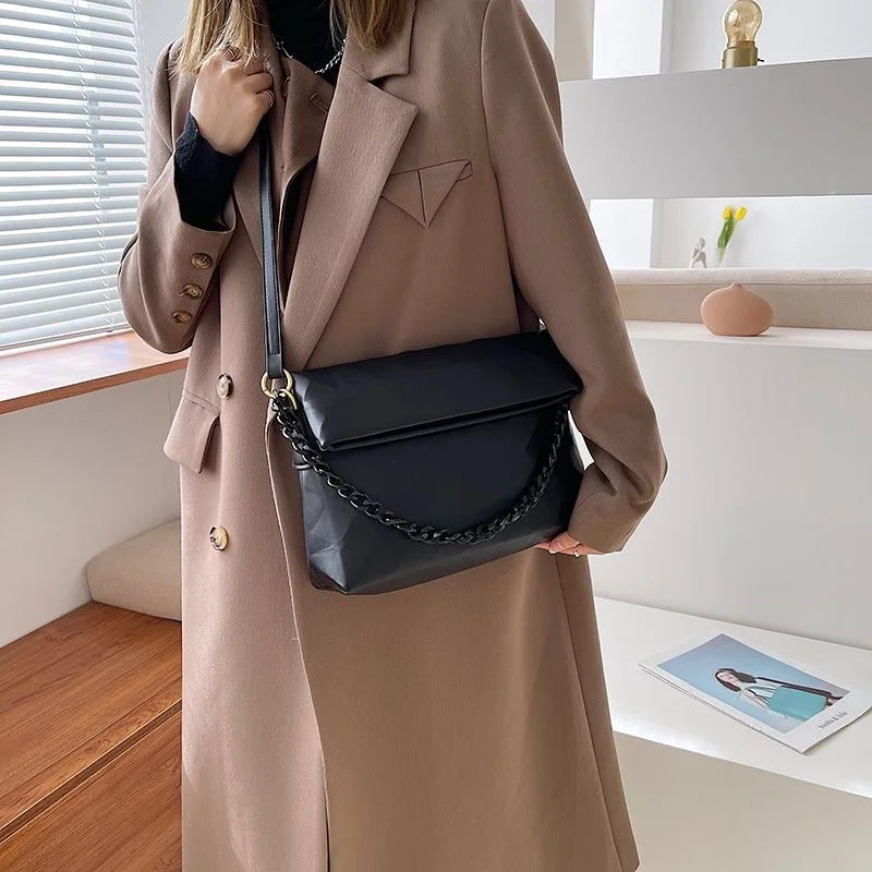 Message Bag For Women 2023 New Leisure Tote Bag  Shoulder Bag Crossbody Bag Lingge Chain Handbag Business Bag Ladies Clutch