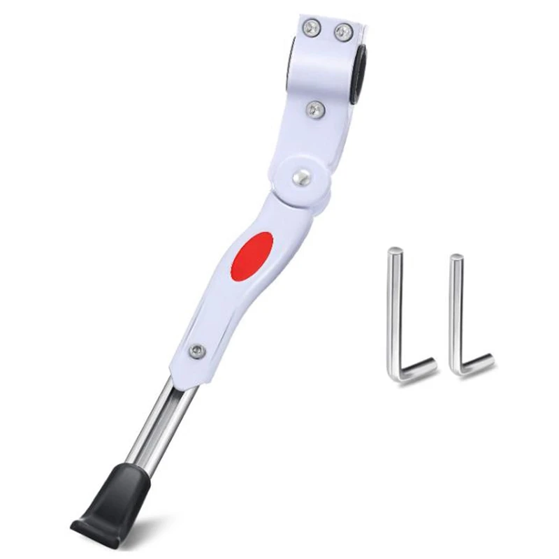 

Bike Kickstand Adjustable Bicycle Side Stand Bike Support Stand With 4 Mm And 5 Mm Hexagon Wrench