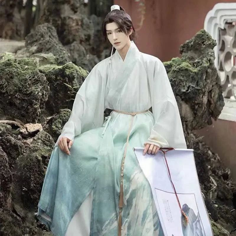 Китайская искусственная Мужская древняя традиционная династия Мин с