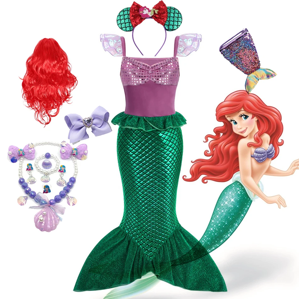 Little Mermaid Dress Disney Princess 