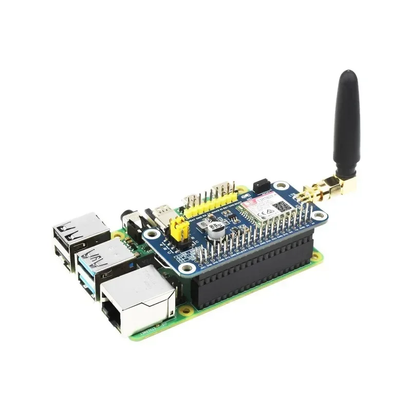 SIM7028 NB-IoT HAT для Raspberry Pi поддерживает глобальную сеть связи небольшой размер и