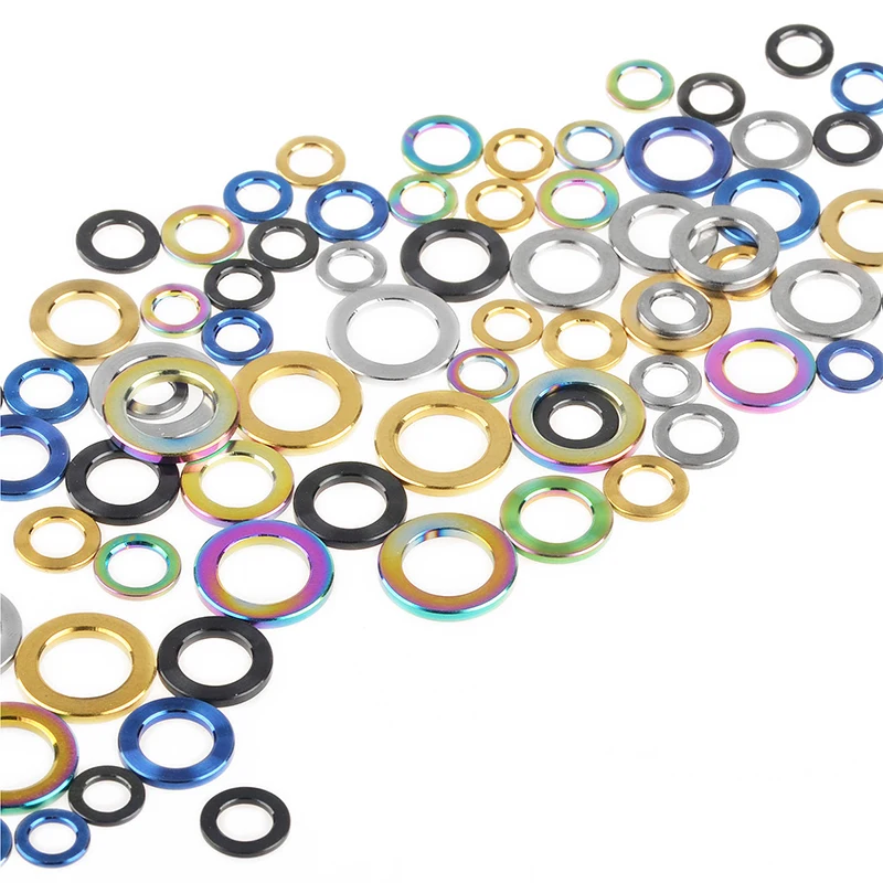 Титановая шайба M3 M4 M5 M6 M7 M8 M10 M12 DIN912 Плоская прокладка для велосипеда мотоцикла