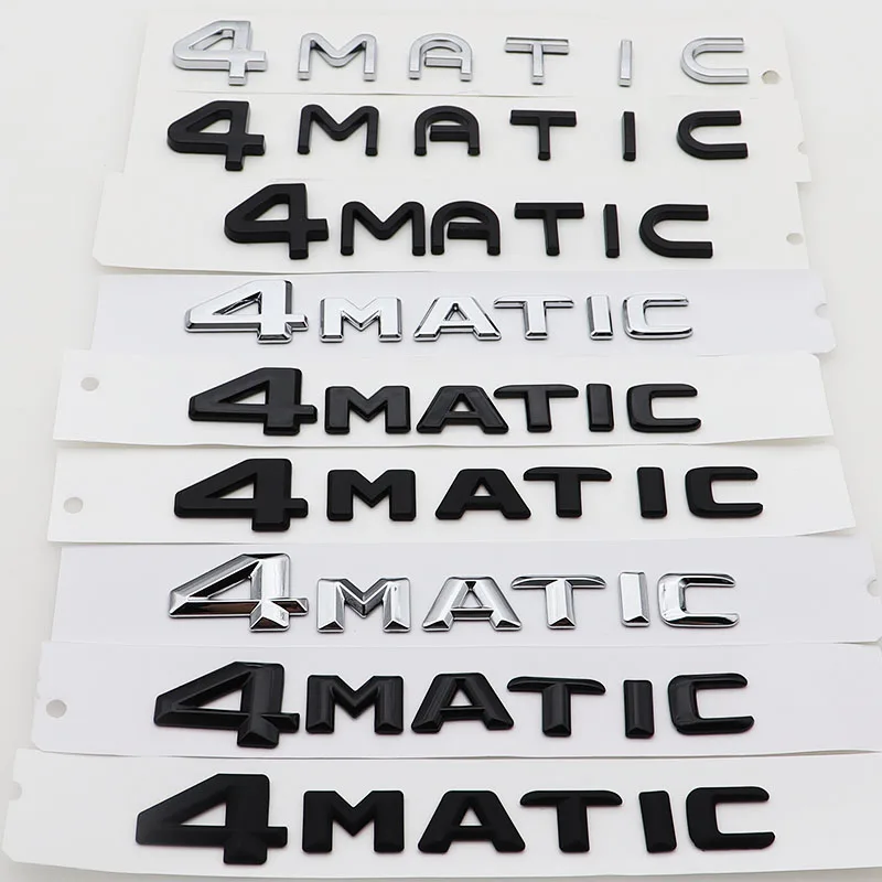 1 шт. 3D ABS 4matic Автомобильный логотип буквенная наклейка на задний бампер заднюю
