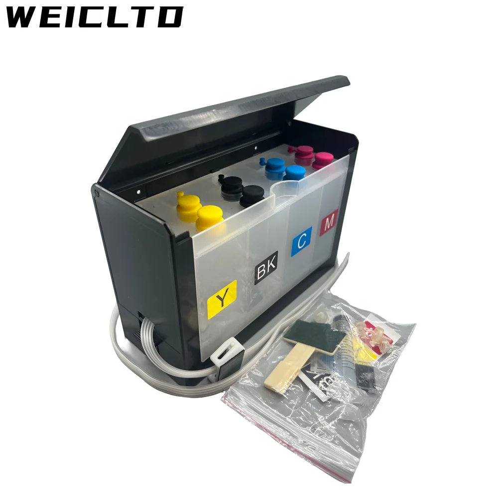 Высококачественный 4-цветный резервуар Ciss 300 мл для принтера Epson HP Canon Brother Ricoh Roland Muto DTF Transfer DTG DYE Пигментные чернила (art.: 3920cf0f79abb) - 3920cf0f79abb