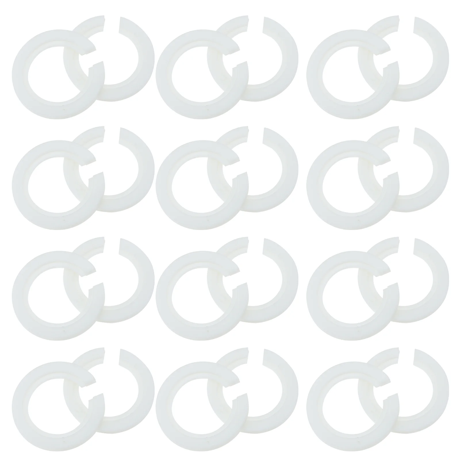 

24Pcs Lampshade Accessories Plastic Lampshade Converters E27 to E14 Lamp Caps Adapters for Hotel Lampshade Home