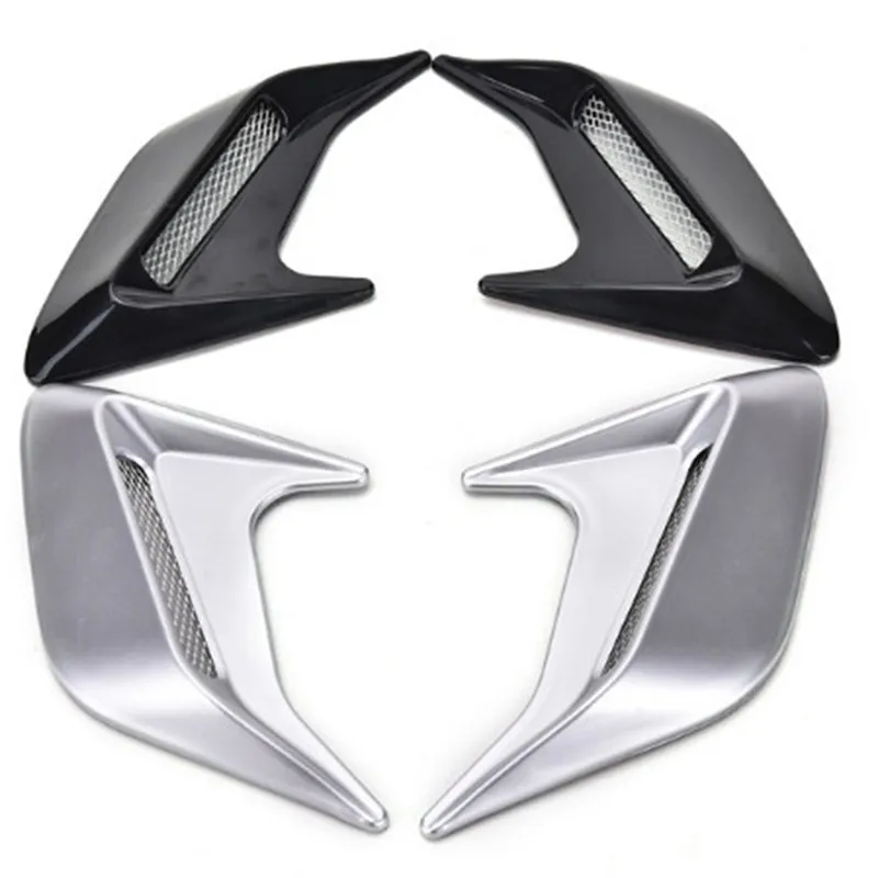 

2pcs Car Auto Side Vent Air Flow Fender Intake Sticker Car Simulation Side Vents Decorative