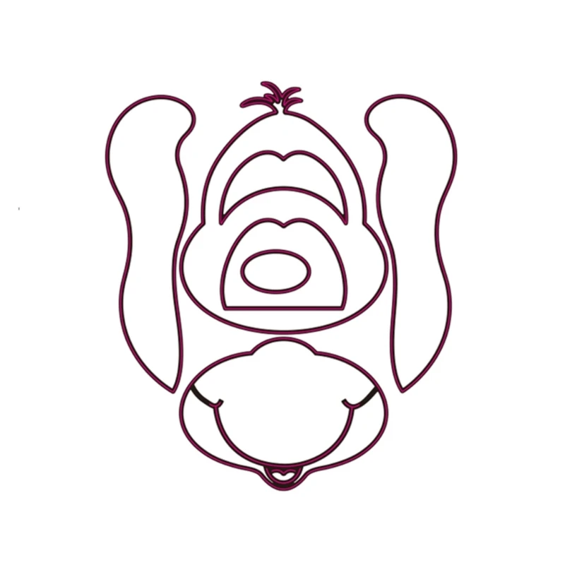 

Металлические Вырубные штампы для упражнений обезьяны, фотоальбом, журнал, украшение для дневника