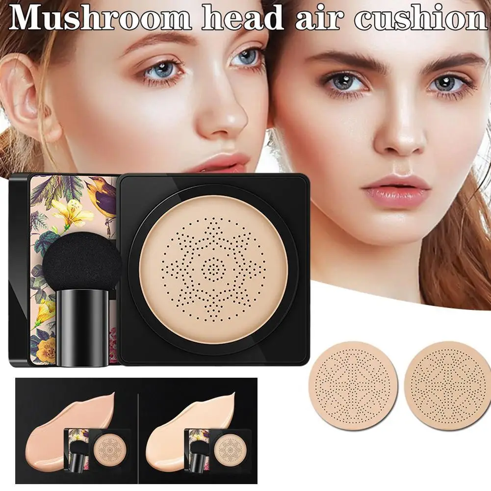Mushroom Head Air Cushion CC Cream Natural Moisturizing Foundation Concealer Whitening Oil-control Makeup Cosmetics BB Cream NEW