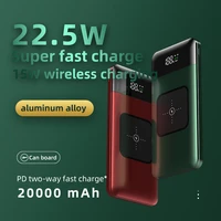 aluminum power bank 1000020000mah 18w pd fast charging powerbank portable battery charger poverbank for iphone 13 xiaomi huawei